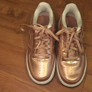 Rose gold Air Force 1